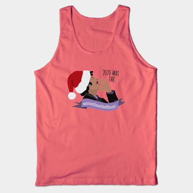 2020 is the worst Christmas Tank Top by Cat Bone Design